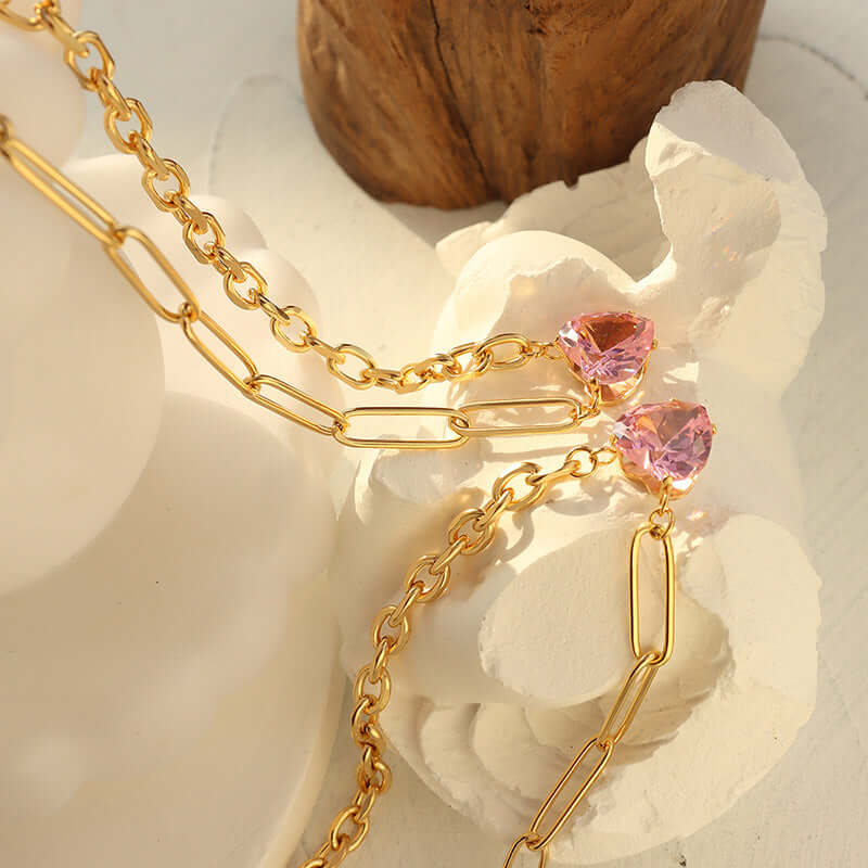 Trendy Pink Necklace