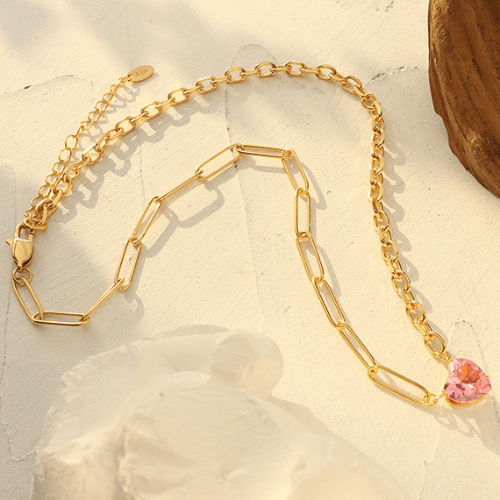 Trendy Pink Necklace