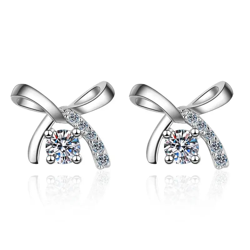 Whirlwind Bow Knot Studs