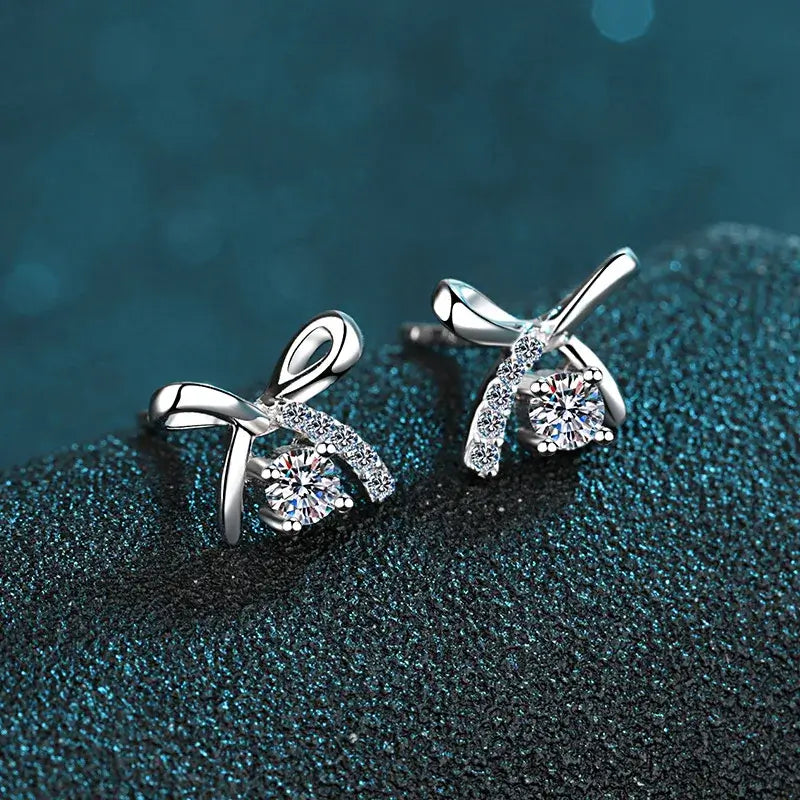 Whirlwind Bow Knot Studs