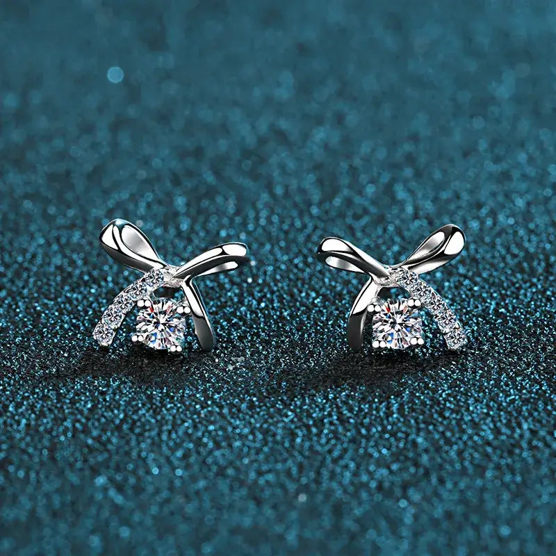 Whirlwind Bow Knot Studs