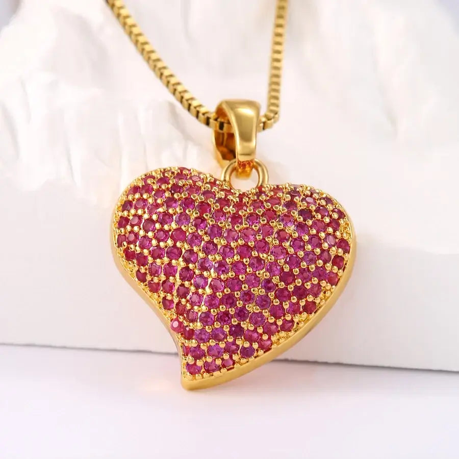 Shiny Heart Necklace